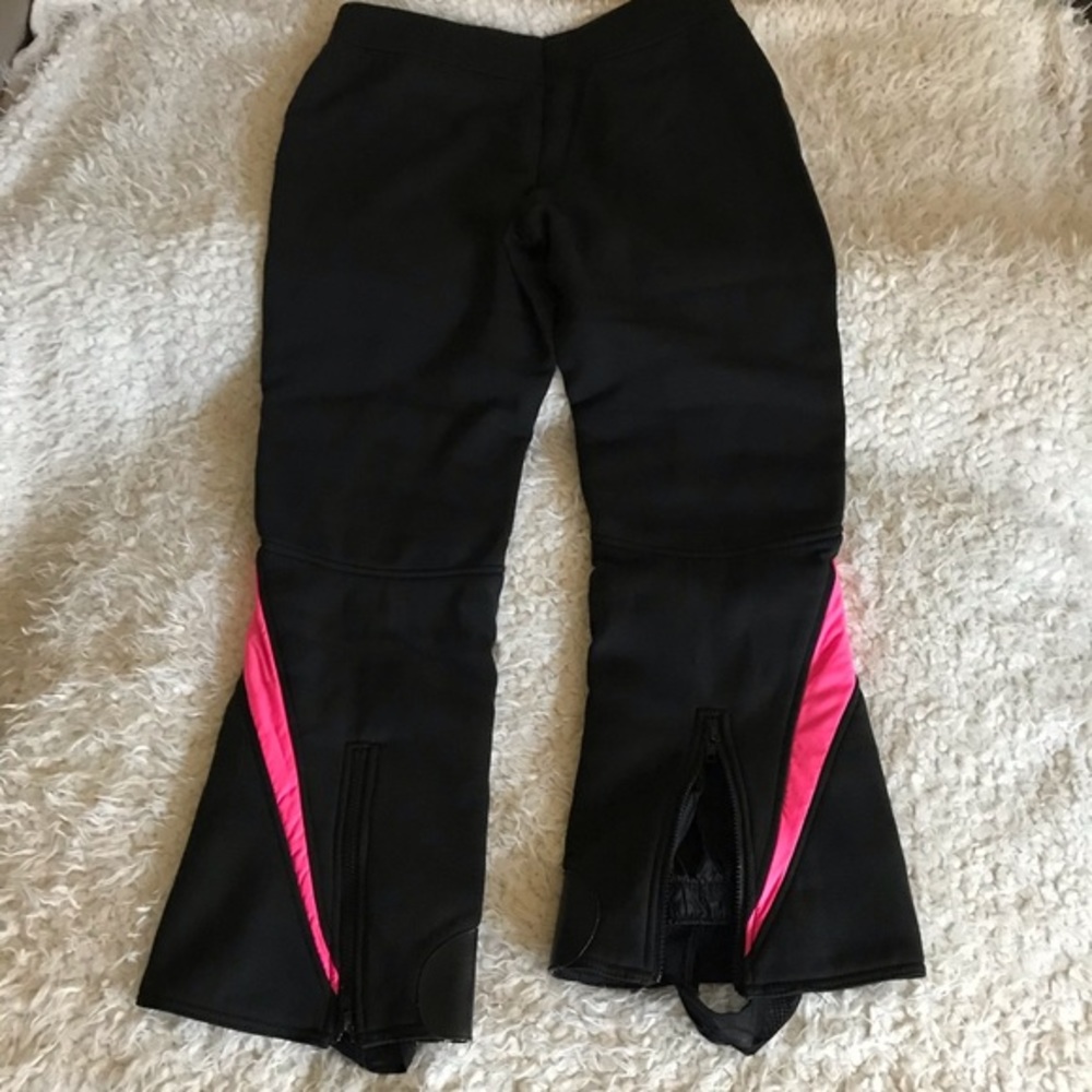 WHITE FIR shoeller neoprene ski pants black pink